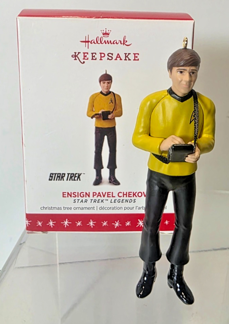 Hallmark Keepsake 2016 ENSIGN PAVEL CHEKOV Star Trek Legends Limited Ed Ornament